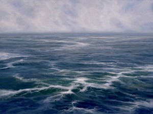 Atlantic Fog, 18" x 24, oil on wood panel | Available                                           